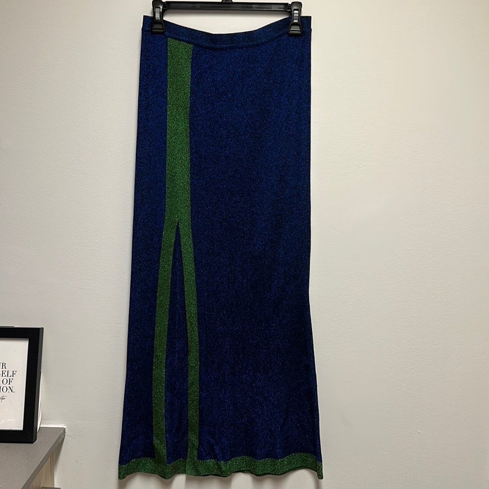 NWOT Missoni Sparkle Shimmering Elastic Pencil Skirt with Slit